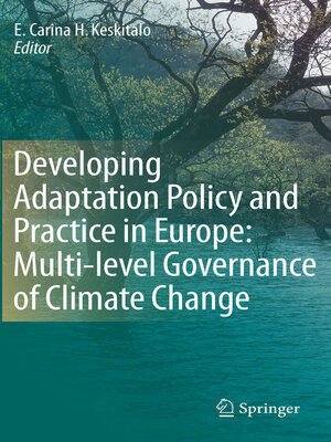 cover image of Developing Adaptation Policy and Practice in Europe